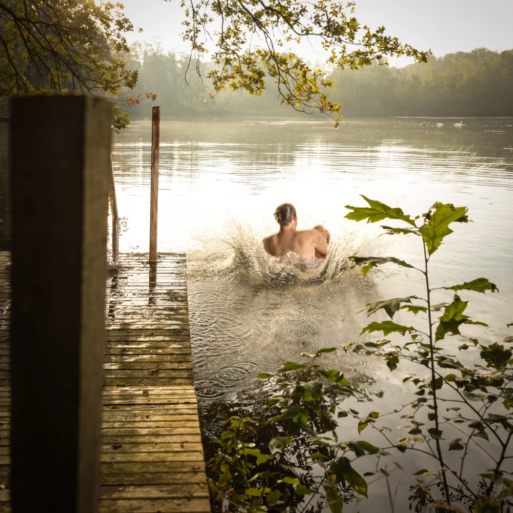 Bommetje in water